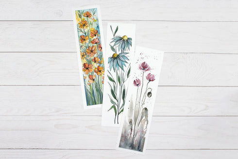 WATERCOLOR BOOKMARK PAD